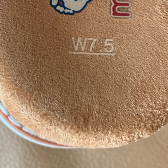 BOB'S FROM SKECHERS MEMORY FOAM TAUPE/TAN SANDALS, EUC, 7.5 WIDE - Picture 8 of 8